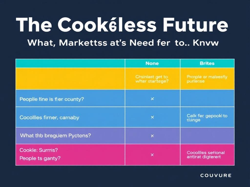 The Cookieless Future: What Marketers Need to Know. Comparing options: quick reference table The Cookieless Future: What Marketers Need to Know. Comparing options: quick reference table