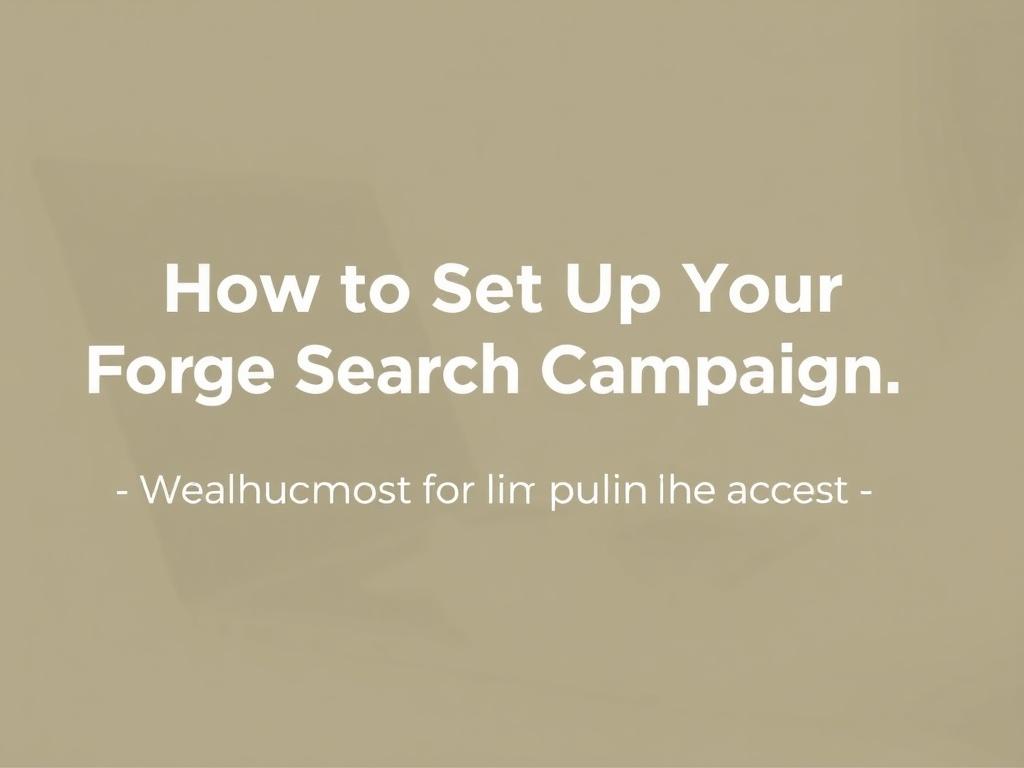 How to Set Up Your First Google Search Campaign. What to monitor in the first two weeks How to Set Up Your First Google Search Campaign. What to monitor in the first two weeks