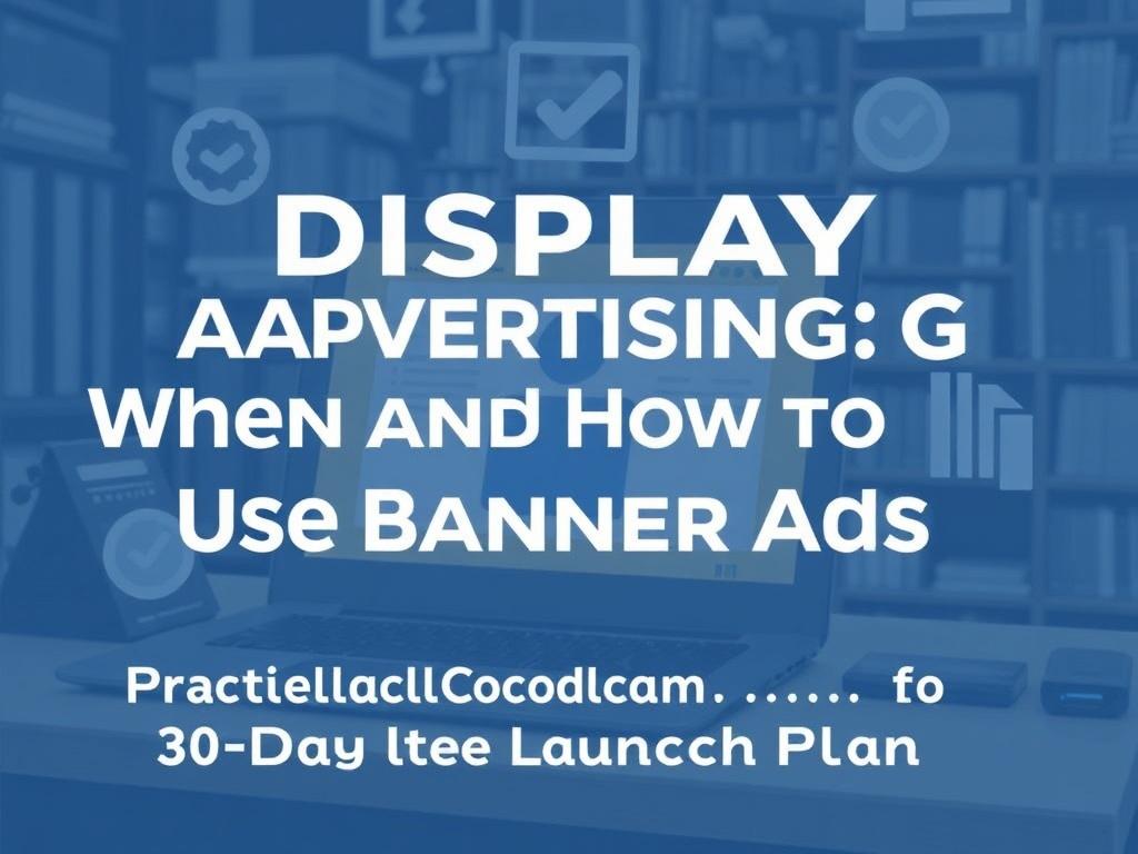 Display Advertising: When and How to Use Banner Ads. Practical checklist and 30-day launch plan Display Advertising: When and How to Use Banner Ads. Practical checklist and 30-day launch plan