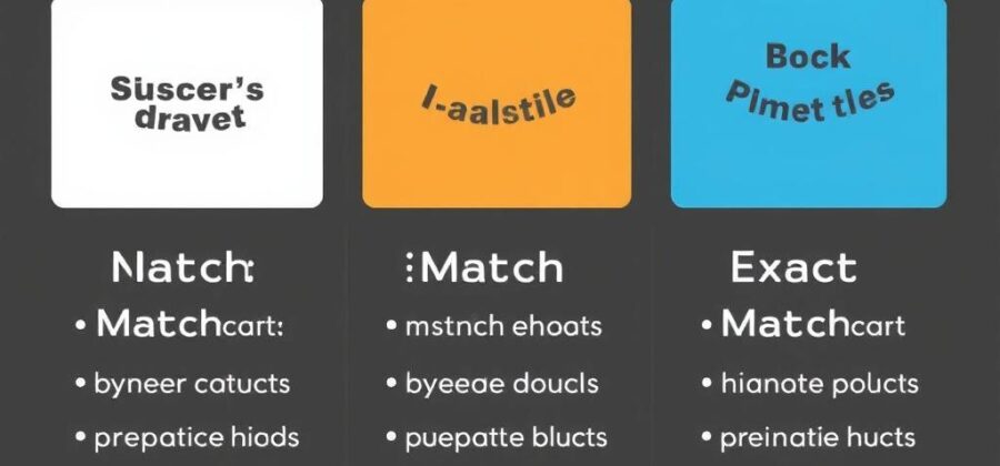The difference between broad match, phrase match, and exact match keywords — which should you pick?