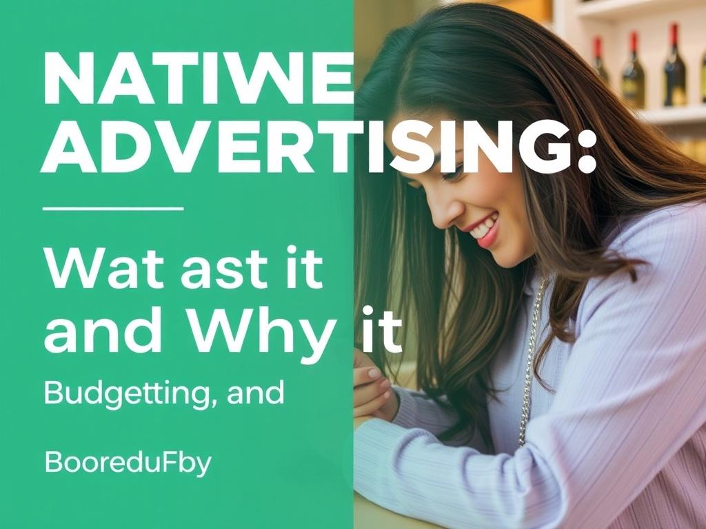 Native Advertising: What It Is and Why It Works. Budgeting and ROI considerations Native Advertising: What It Is and Why It Works. Budgeting and ROI considerations