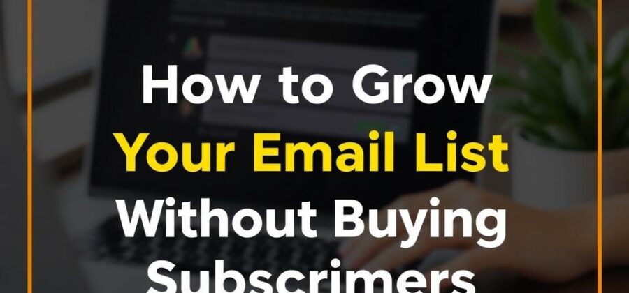 How to grow your email list without buying subscribers