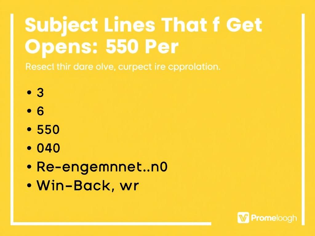 Subject Lines That Get Opens: 50+ Proven Formulas. Re-engagement and win-back formulas