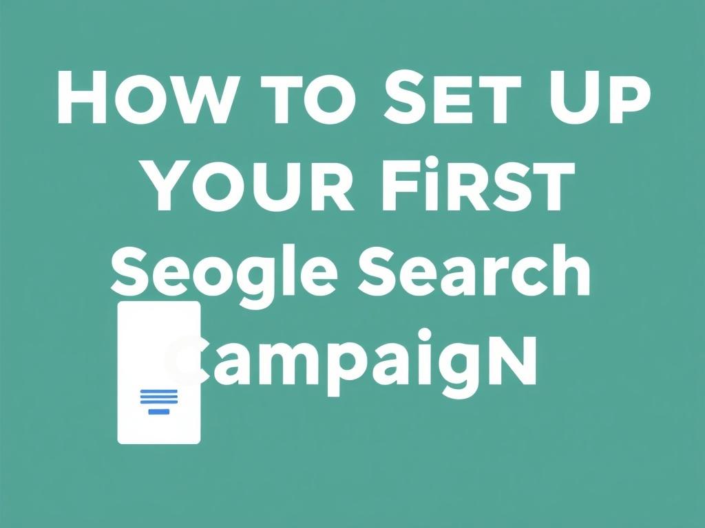 How to Set Up Your First Google Search Campaign. Final steps and next moves How to Set Up Your First Google Search Campaign. Final steps and next moves