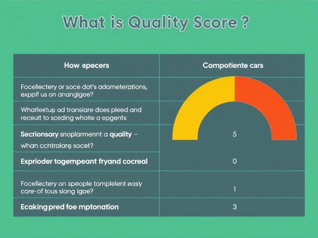 What Is Quality Score in Google Ads and How to Improve It. Quick table: what each Quality Score component signals What Is Quality Score in Google Ads and How to Improve It. Quick table: what each Quality Score component signals