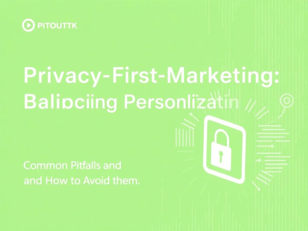 Privacy-First Marketing: Balancing Personalization and Consent. Common pitfalls and how to avoid them